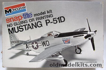 Monogram 1/65 North American P-51D Mustang - 'Ridge Runner', 7576 plastic model kit